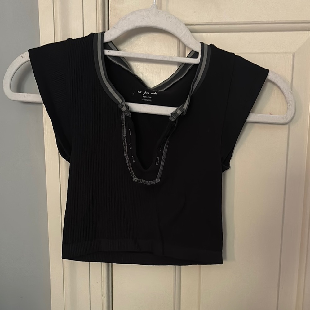 Urban Outfitters Black Crop Top